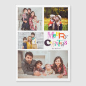 felle kersttypografie 4 foto - collage (Voorkant)