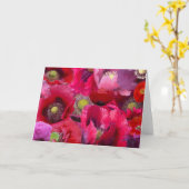 Felle Klaproos  Kaart (Gele Bloem)