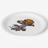 Felle kleine weerwolf truc of het behandelen van C Papieren Bordje (Gekanteld)