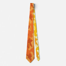 Felle kleur oranje geel camouflage designer halsdo