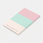 Felle kleurblok gepersonaliseerd  post-it® notes (Schuin)