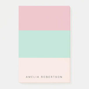 Felle kleurblok gepersonaliseerd post-it® notes