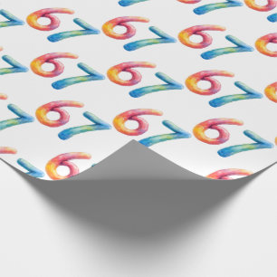 Felle kleuren 67 Helemaal geen betekenis Wit Cadeaupapier