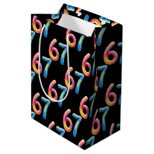 Felle kleuren 67 Helemaal geen betekenis Zwart  Medium Cadeauzakje