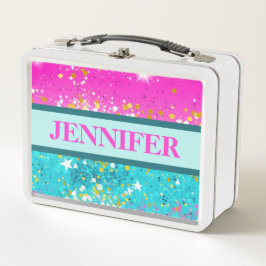 Felle Kleuren Metaal Lunchbox