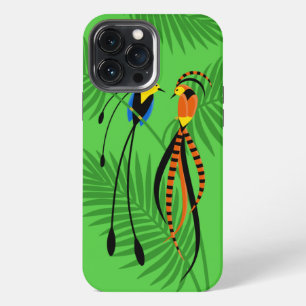 Felle Kleurrijke Paradijsvogels iPhone 13 Pro Max Hoesje