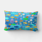 Felle kussen - Funky ontwerp (Achterkant)