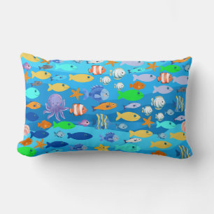 Felle kussen - Funky ontwerp