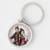 Felle liefde, zachte randen Sleutelhanger (Voorkant)