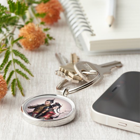 Felle liefde, zachte randen Sleutelhanger (Zijkant)