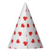 Felle Liefdeszuigers Rood Feesthoedjes (Achterkant)
