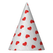 Felle Liefdeszuigers Rood Feesthoedjes (Links)