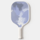 Felle Lila penseelstreek Pickleball Paddle (Voorkant)