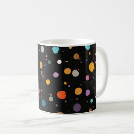 Felle multikleur stippen koffiemok