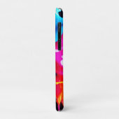 Felle neonspatten in abstracte kunst Case-Mate iPhone case (Achterkant/links)