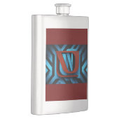 Felle Netflix-Logo op zwarte en blauwe achtergrond Flacon (Rechts)