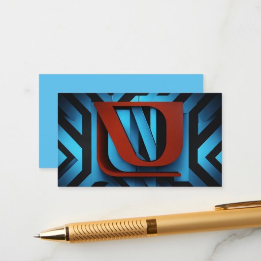 Felle Netflix-Logo op zwarte en blauwe achtergrond Informatiekaartje (Voorkant / Achterkant in situ)