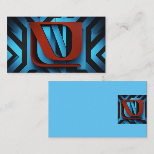 Felle Netflix-Logo op zwarte en blauwe achtergrond Informatiekaartje (Voorkant / Achterkant)