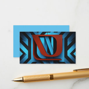 Felle Netflix-Logo op zwarte en blauwe achtergrond Informatiekaartje