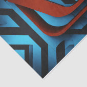 Felle Netflix-Logo op zwarte en blauwe achtergrond Tissuepapier (Detail)