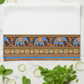 Felle olifanten keukendoek theedoek (Gevouwen)