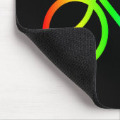 Felle Ombre Regenboog Fiets Muismat (Hoek)