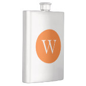 Felle Oranje Cirkel Monogram Flacon (Rechts)