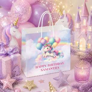 Felle Pastel Eenhoorn Meisje Verjaardag Cadeautas
