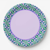 Felle pastelprint papieren bord (Voorkant)