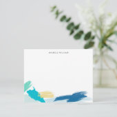 Felle penseelstreken Aangepaste bedankkaartjes Kaart (Staand voorkant)