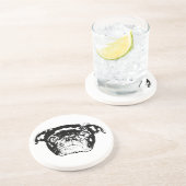 Felle Pugs Verzamel Coaster Zandsteen Onderzetter (Zijkant)