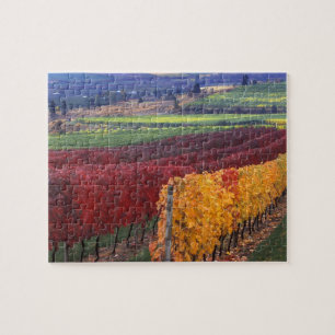 Felle rode en gele herfstkleuren op Gehring Legpuzzel
