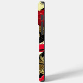 Felle rode en gouden vos met aangepaste naam Case-Mate iPhone case (Achterkant / Links)