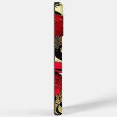 Felle rode en gouden vos met aangepaste naam Case-Mate iPhone case (Achterkant / Rechts)