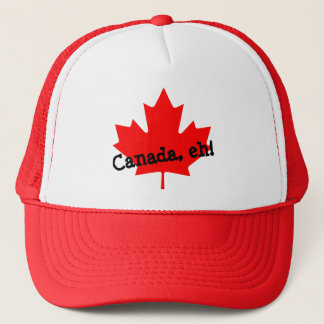 Felle rode esdoornblad Canada hé! Trucker Pet