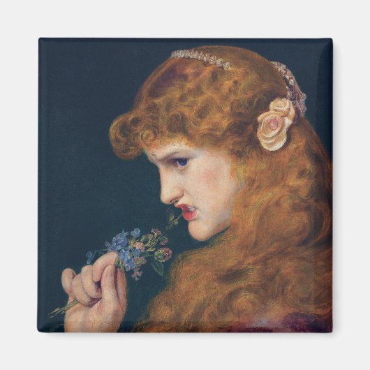 Felle roodharige vrouw (De schaduw van de liefde) Magneet (Voorkant)