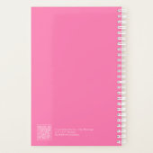 Felle Roze Blok Citaat Planner (Achterkant)