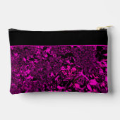 Felle roze cosmetische tas  (Achterkant)