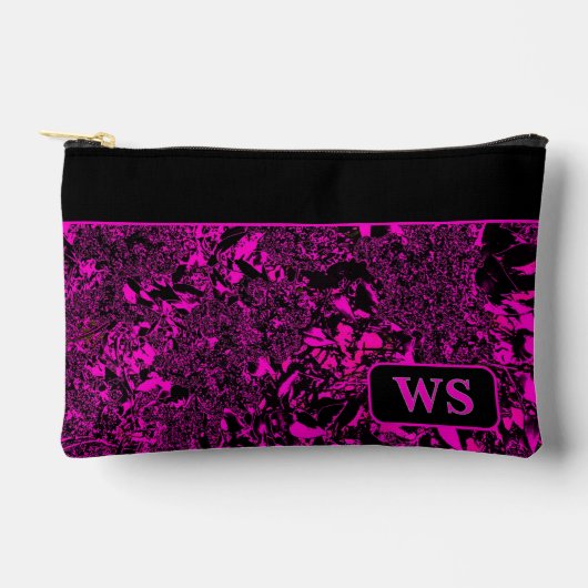 Felle roze cosmetische tas  (Voorkant)