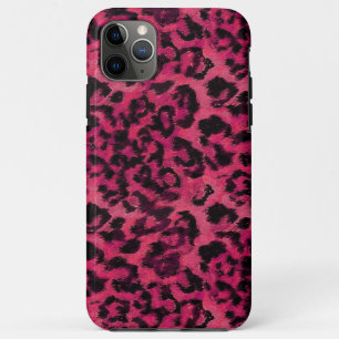 Felle roze en zwarte gevlekte luipaard Case-Mate iPhone case