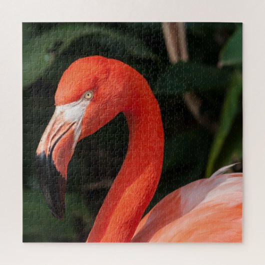 Felle Roze Flamingo Legpuzzel (Verticaal)