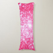 Felle Roze Lichaam Kussen (Voorkant Verticaal)