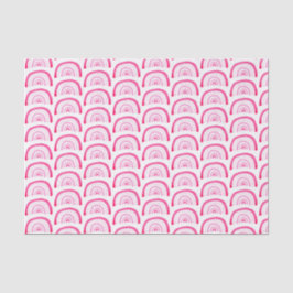 Felle roze regenboogprint tissuepapier