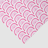 Felle roze regenboogprint tissuepapier (Detail)