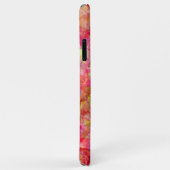 Felle roze rood oranje geel polygoon mozaïek kunst Case-Mate iPhone case (Achterkant/rechts)