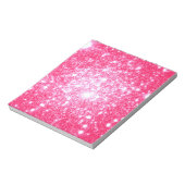 Felle Roze Sterren Notitieblok (Linkerzijde)