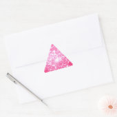 Felle Roze Sterren Sticker (Envelop)