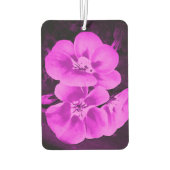 Felle Roze Tropische Bloemen Luchtverfrisser (Achterkant)