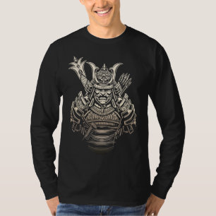 Felle Samoerai Krijger – Kordate Japanse Harnas T-shirt