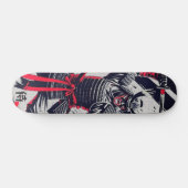 Felle Samurai Krijger Japanse Kanji Skateboard (Horizontaal)